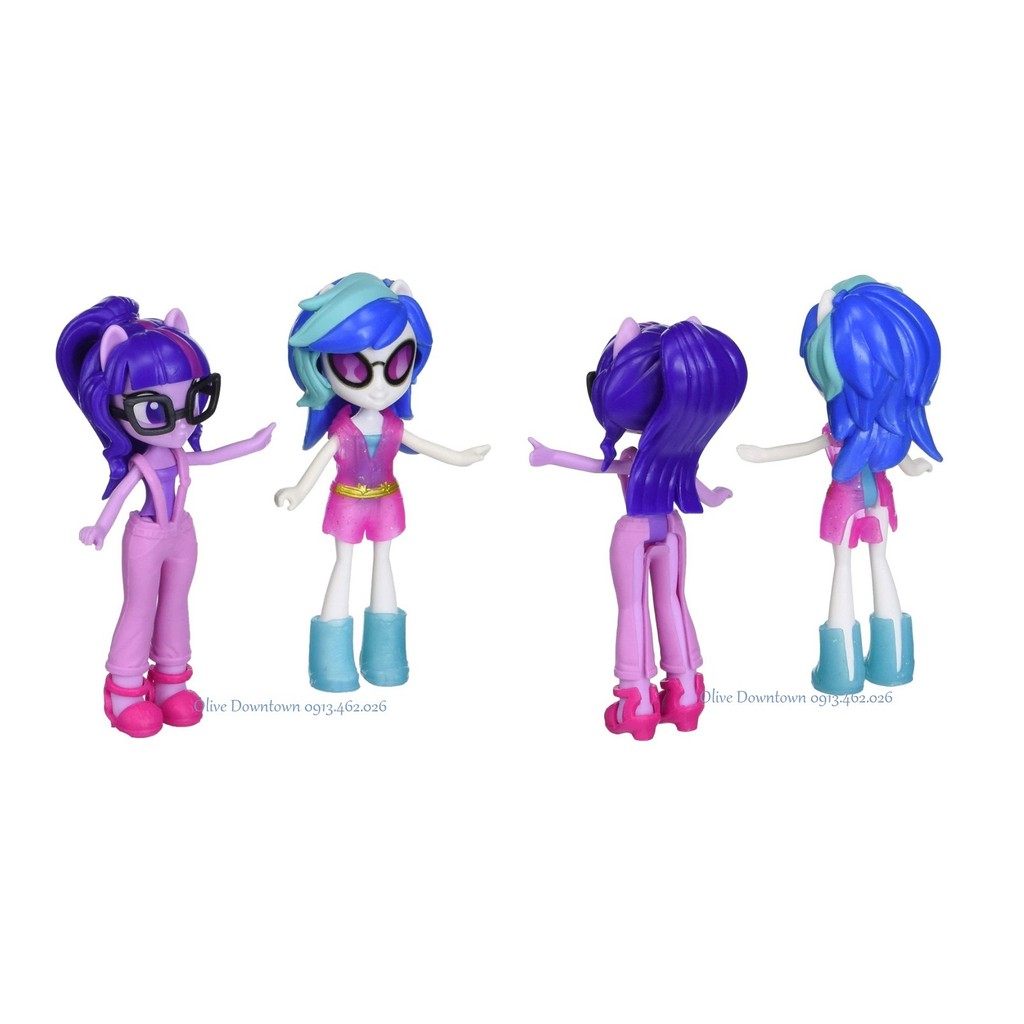 HỘP TO - Set 2 Búp bê Twilight Sparkle & DJ Pon-3 kèm > 40 mẫu Trang phục & Phụ kiện - MY LITTLE PONY Fashion Squad