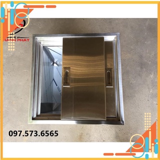 Thùng Đá Inox Âm Bàn. Thùng đá Inox