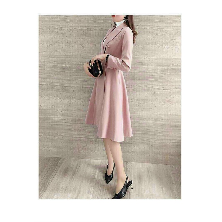 Áo Khoác Nữ - Áo Khoác Dài Cổ Vest Dài Dáng Xoè Cao Cấp Form Đẹp Hàng Nhập | BigBuy360 - bigbuy360.vn