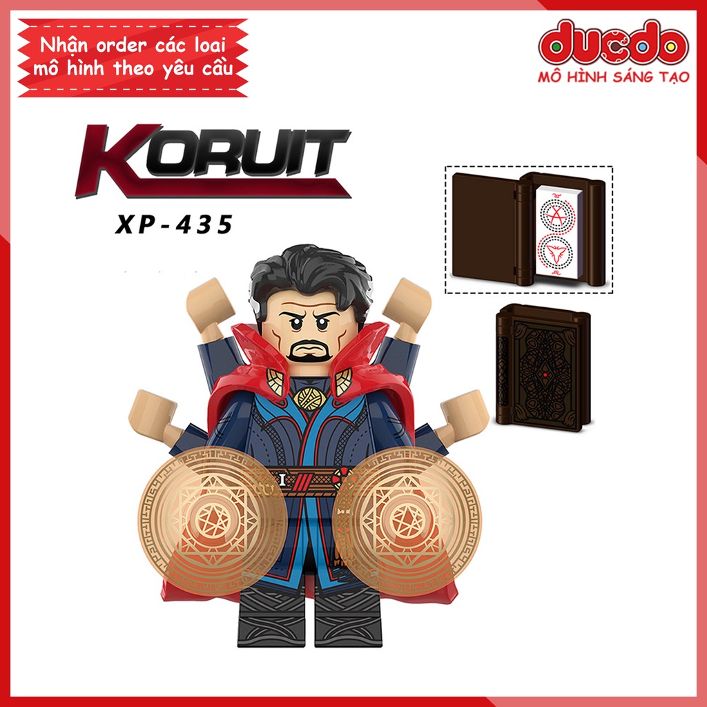 Minifigures Nhân Vật Doctor Strange 2 Phù Thủy Tối Thượng Marvel - Đồ chơi Lắp ghép Xếp hình Mô hình Mini KORUIT KT1057