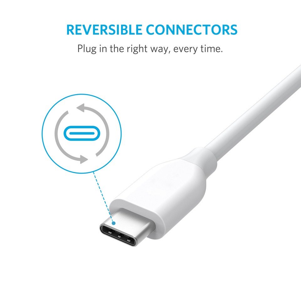 Dây cáp sạc nhanh anker a8023 a8173 usb type c 3.0 sạc nhanh 15w 18w samsung android 3astore