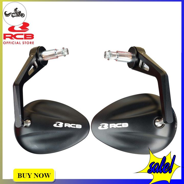 Gương chiều hậu RACINGBOY S5 gắn gù xe máy từ nhôm CNC cao cấp (giá 1 cái)