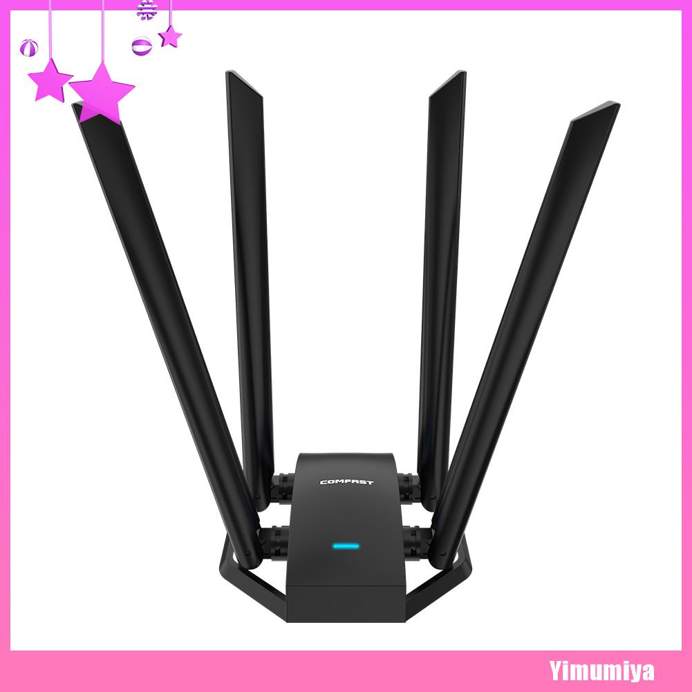 Thiết Bị Nhận Tín Hiệu Wifi Không Dây Comfast Cf-Wu785Ac 1300m Usb 3.0 4 Ăng Ten | BigBuy360 - bigbuy360.vn