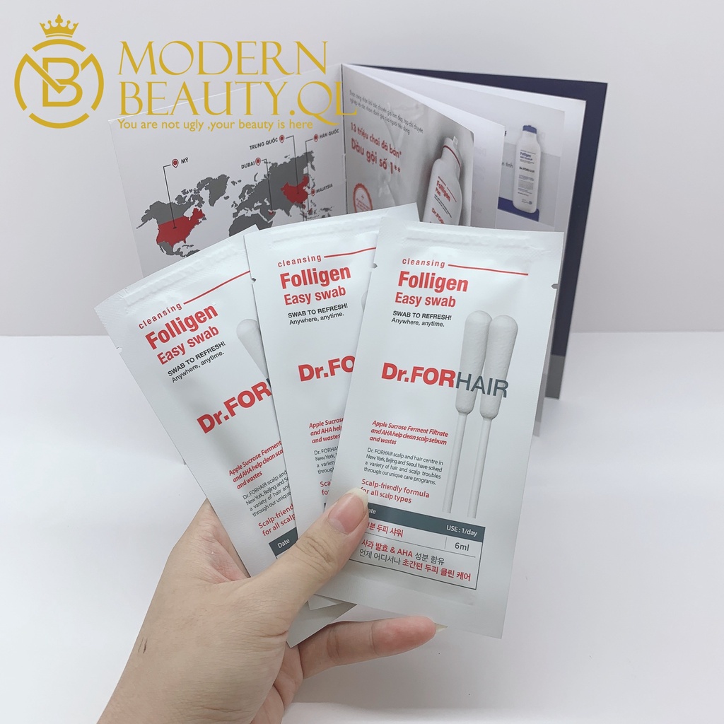 Bông Tẩy Tế Bào Chết Da Đầu DR FORHAIR 6ml