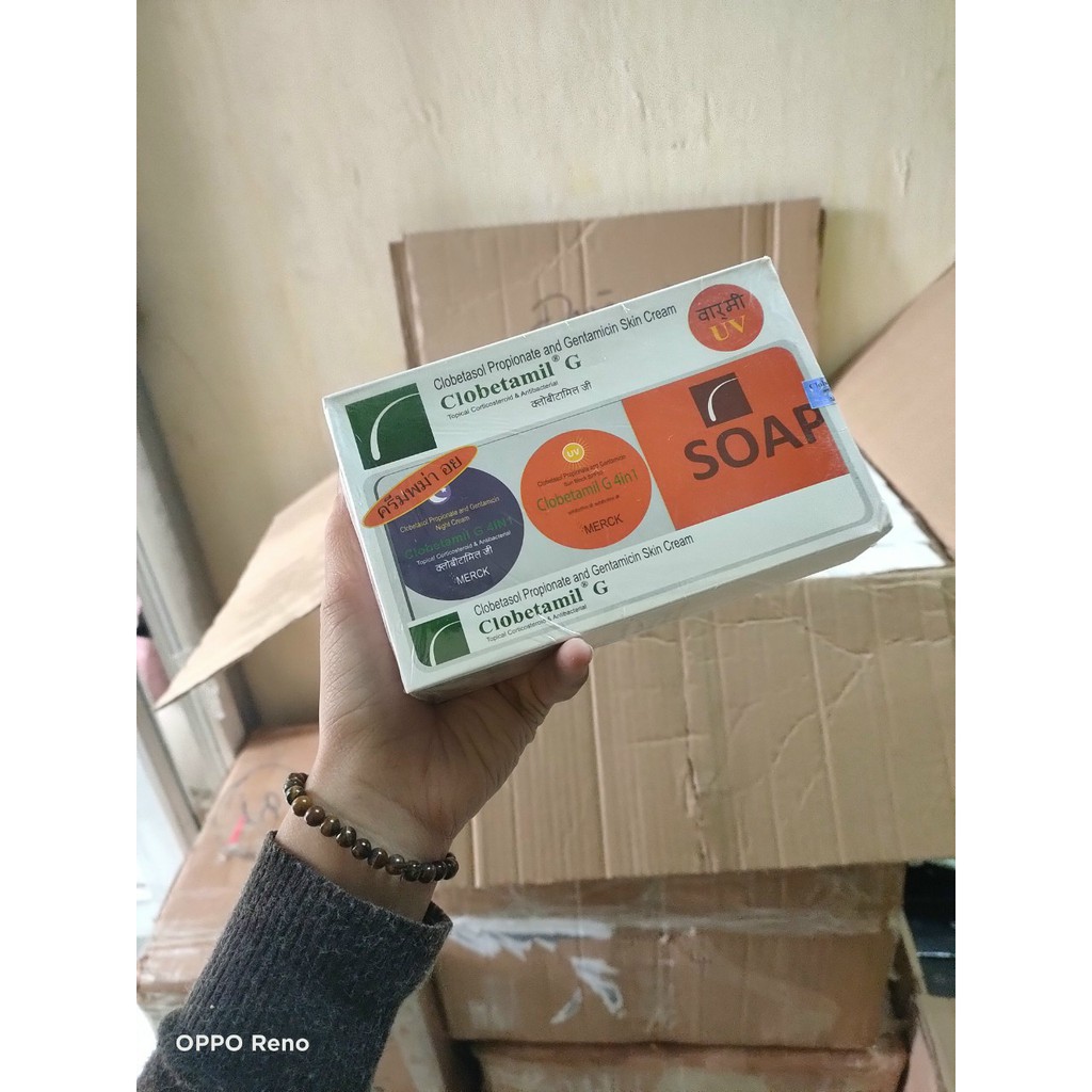 BỘ CLOBETAMIL G CAO CẤP MẪU CŨ CHẤT KEM NGỌC TRAI