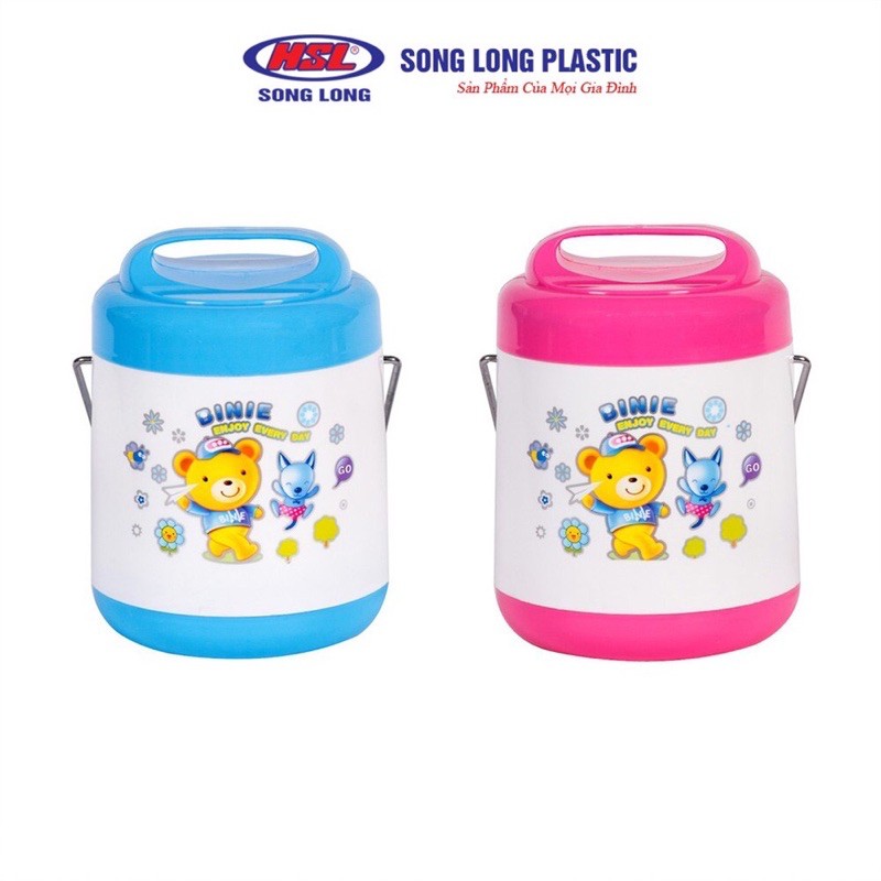 Cặp lồng Inox Song Long Plastic - 2208 VÀ 2108