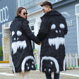 Áo Khoác Lông Nam Áo Choàng Giả lông Cáo GD Siêu Hót