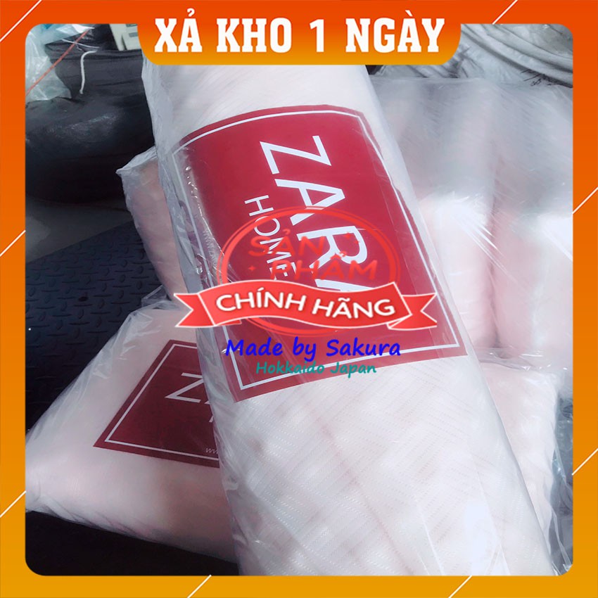 Gối ôm Cao Su Non Tổng Hợp Massage - Gối Cao Su Cứng Kèm vỏ Gối Có Thể Thay Vỏ