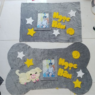 2 bộ chăn gối handmade cho bé