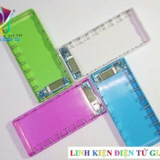 Box sạc dự phòng 8 pin hiển thị LCD (không pin)