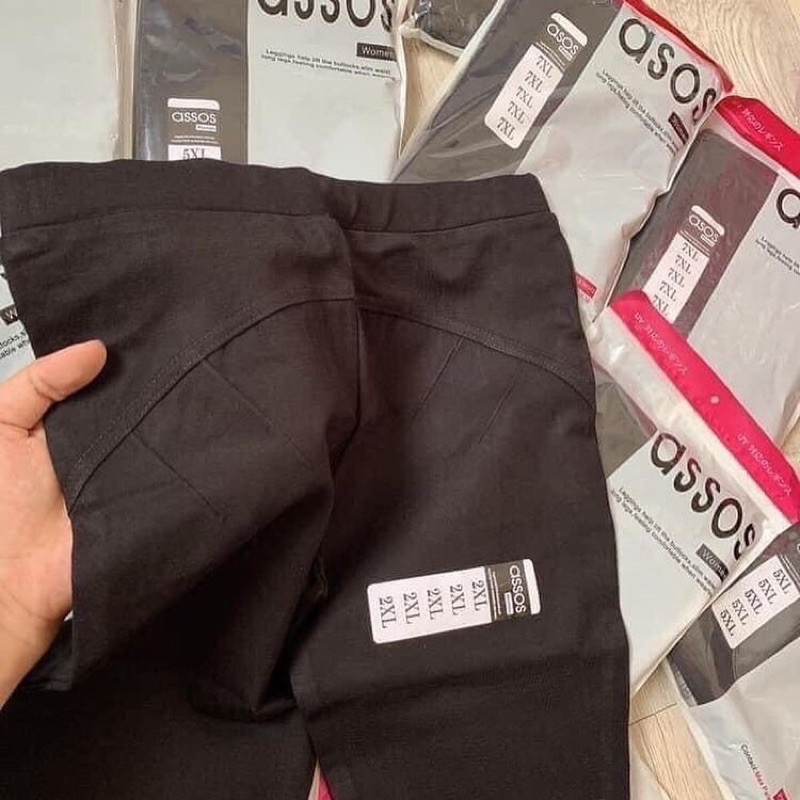 Quần legging lửng ASOS Nữ🌸 Legging ngố nâng mông,Thun Đùi Body Dáng Ôm Thể Thao Co Giãn Tốt