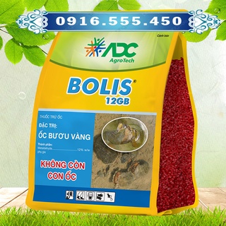 Thuốc bolis 12gb gói 1kg trừ ốc bươu vàng, ốc sên, ốc ma