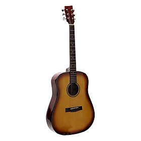 Guitar Acoustic Việt Nam Giá Rẻ, Âm trong, Gỗ thịt, Bấm không đau tay - SOLG