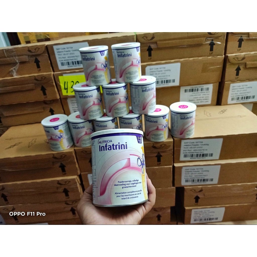 Sữa béo Infatrini nội địa Đức cho bé 0-18 tháng ( hộp 400g )