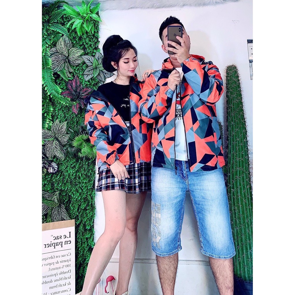 Áo Gió 2 Lớp Lót Lưới Unisex Siêu Phẩm Chống Nước, Cản Gió Mùa Lạnh( Ảnh thật shop tự chụp) | BigBuy360 - bigbuy360.vn