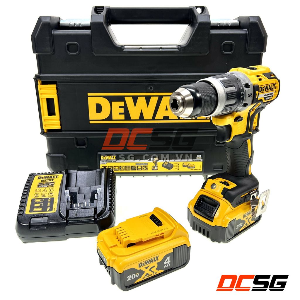Máy khoan búa và vặn vít dùng pin 18V/ 20Vmax DEWALT DCD796M2-B1 | DCSG