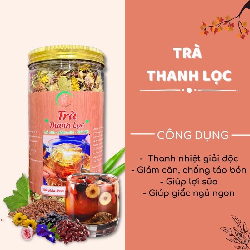 TRÀ THANH LỌC - GIẢM CÂN - LỢI SỮA - GIẢI ĐỘC ( HANDMADE)