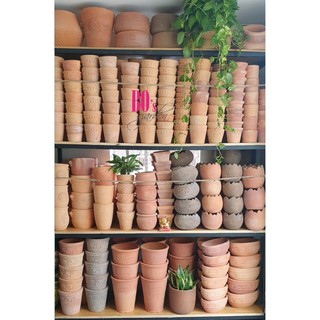 Chậu đất nung vintage size 20cm