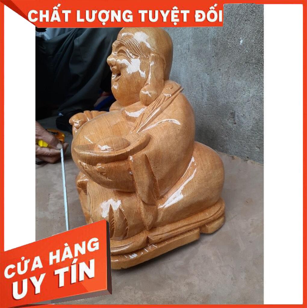 Tượng Phật Di Lặc  gỗ pơ mu