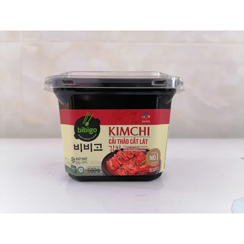 [500g] Kim chi cải thảo cắt lát Hàn Quốc Bibigo [VN] CJ FOODS (halal) (cjf-hl) (nw5)