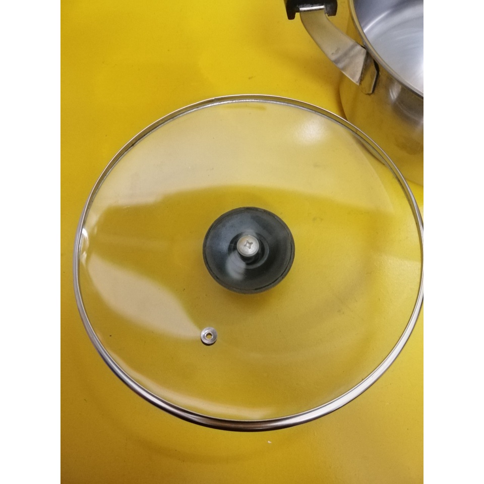 Nồi inox nội địa Nhật, size 21cm, cao 9cm (mã 764), Dùng được bếp từ