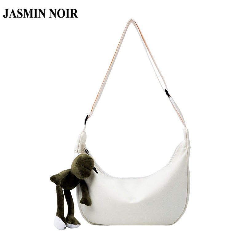 Túi Đeo JASMIN NOIR Chéo Canvas Thiết Kế Đơn Giản Thời Trang Cho Nữ