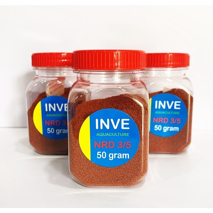 Thức ăn cá cảnh | Cám Inve Thái 1/2 - 2/3 - 3/5 - 5/8 - G8 Hàng công ty - 50gr
