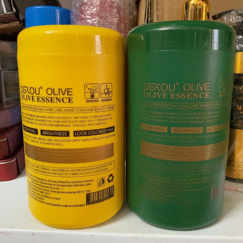 Kem ủ - Hấp- xả  tóc OLIVE  phục hồi tóc hư tổn 1000ml