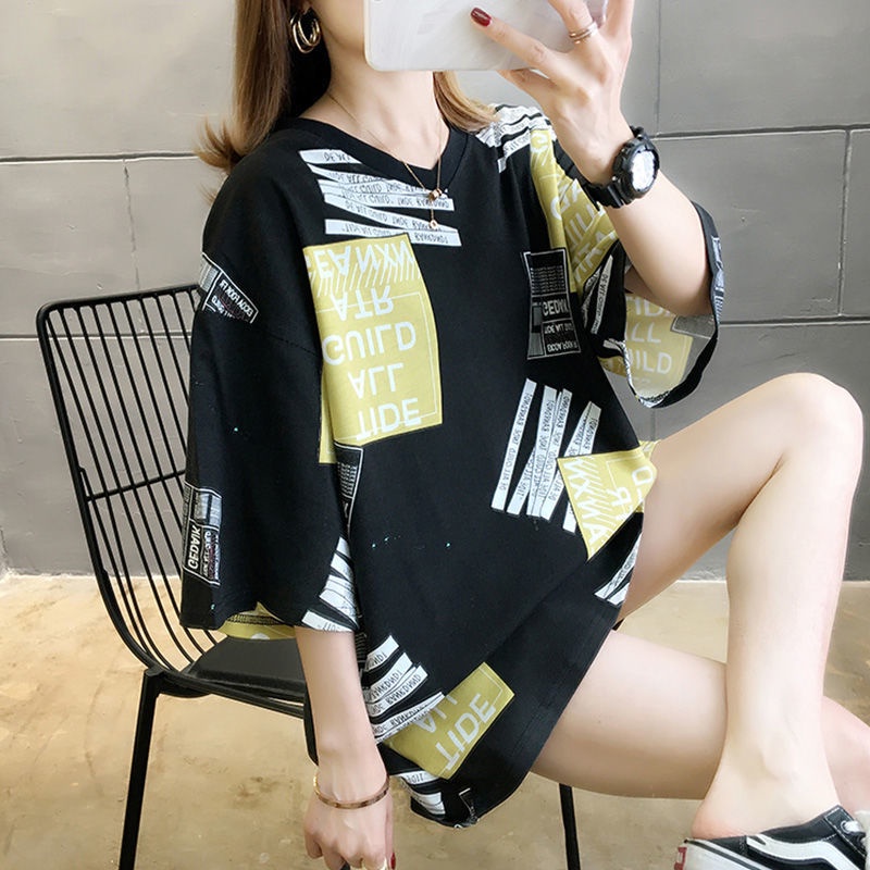 Áo Thun Tay Ngắn Dáng Rộng Thời Trang C8126