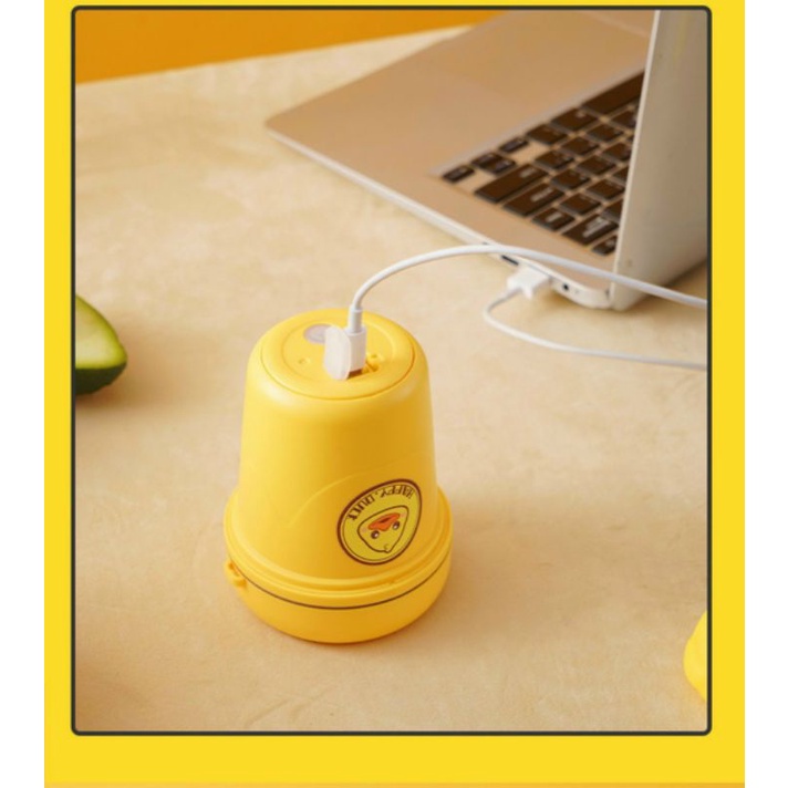 Máy xay sinh tố, máy xay hoa quả HÌNH CON VỊT G- DUCK mini cầm tay 400ml G- DUCK