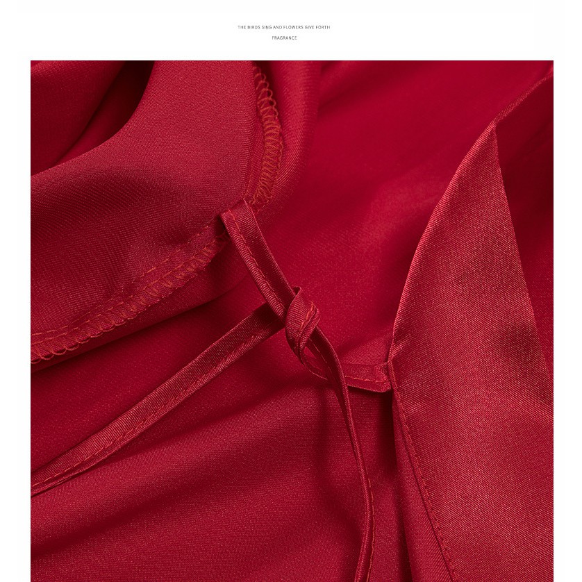 Áo choàng ngủ kimono CÔ DÂU, PHỤ DÂU Chérie Sleepwear lụa satin cao cấp trơn màu có chữ BRIDE và BRIDESMAID Code: W226G | BigBuy360 - bigbuy360.vn