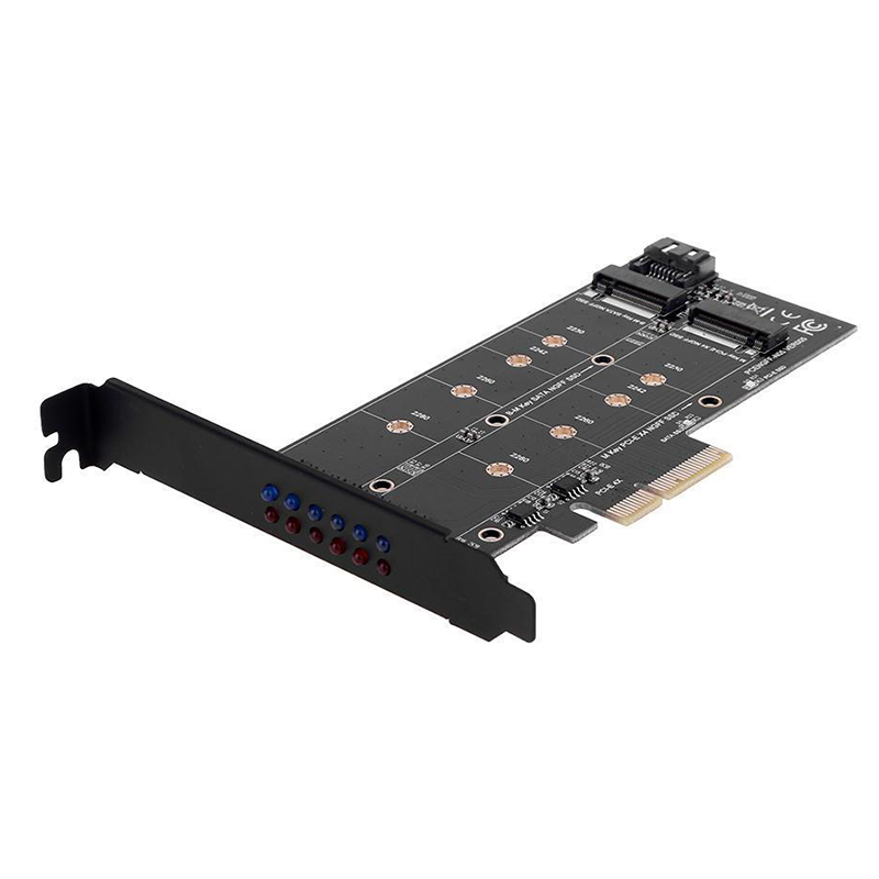 Thẻ Chuyển Đổi Pci-E 4x Sang Ngff Pcie Ssd B-Key + M-Key M.2 Ngff + Nvme Dual Giao Diện | BigBuy360 - bigbuy360.vn