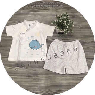 Bộ cộc tay sơ sinh Moon petit