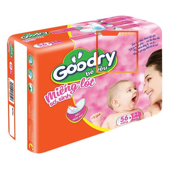 Miếng Lót Sơ Sinh Goodry 72 Miếng