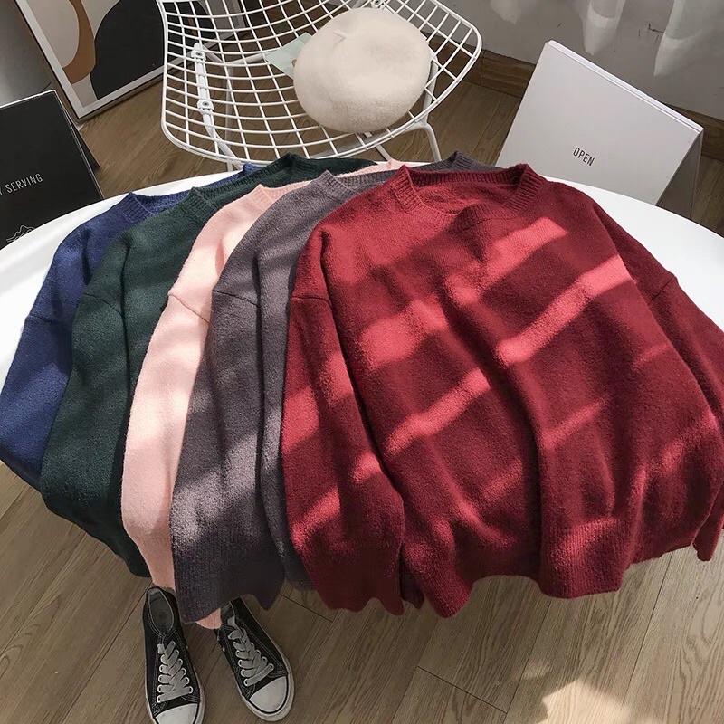 Áo len dáng rộng Hàn Quốc | BigBuy360 - bigbuy360.vn