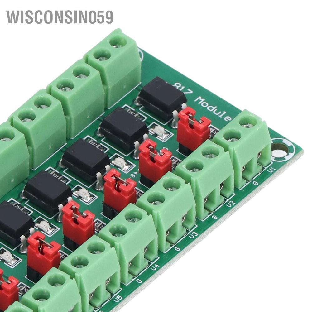Bo mạch cách ly Optocoupler 8 Kênh cách ly Trình điều khiển quang điện Mô-đun cách ly 817 3.6‑30V
