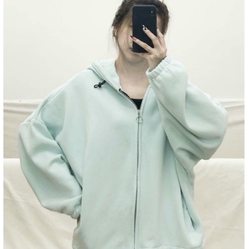 Áo Khoác Nỉ Trơn Unisex Cho Nam Và Nữ Ulzzang GUVIA UNISEX