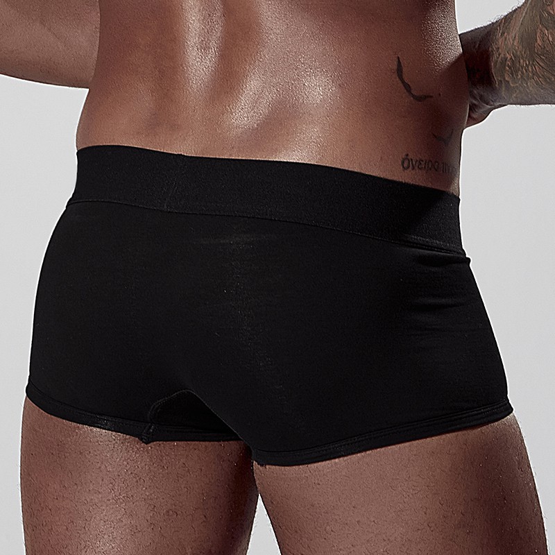 Quần lót cotton ORLVS dạng boxer ngắn in chữ  chất lượng cao dành cho nam OR6602