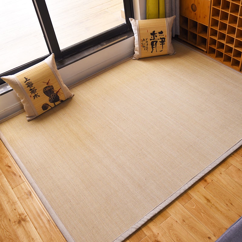 Chiếu điều hoà 、Phong cách Nhật Bản dệt tre phòng khách  trải sàn tatami 、Thảm mây đan cao cấp