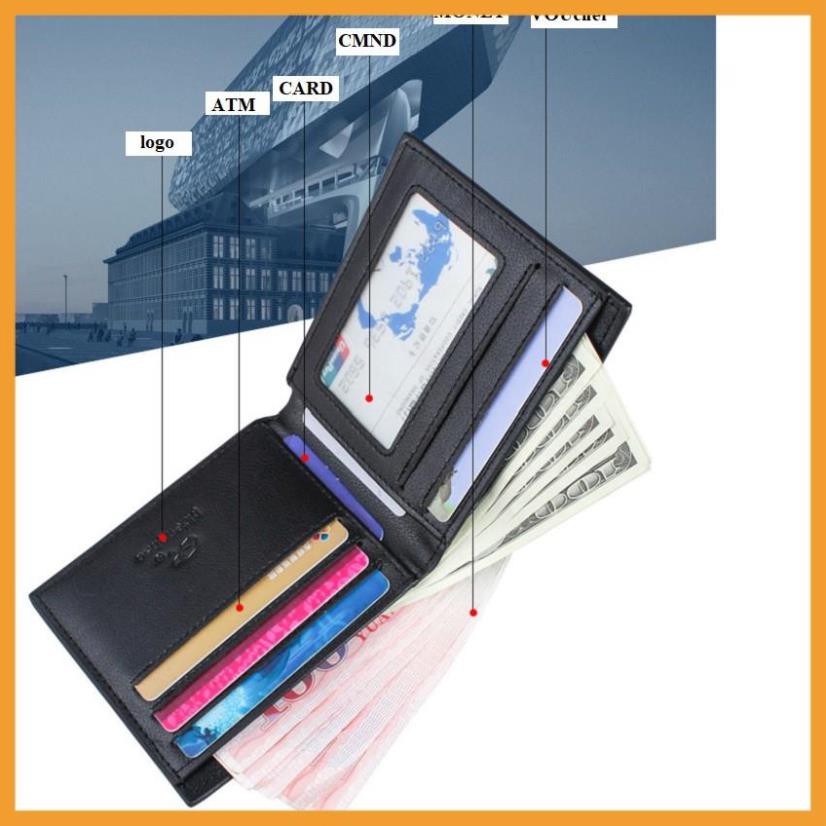 ( FREE SHIP TỪ 50K ) VÍ NAM PHONG CÁCH HÀN QUỐC Da Cao Cấp + [ Tặng Kèm Hộp Ví Thời Trang ] | BigBuy360 - bigbuy360.vn