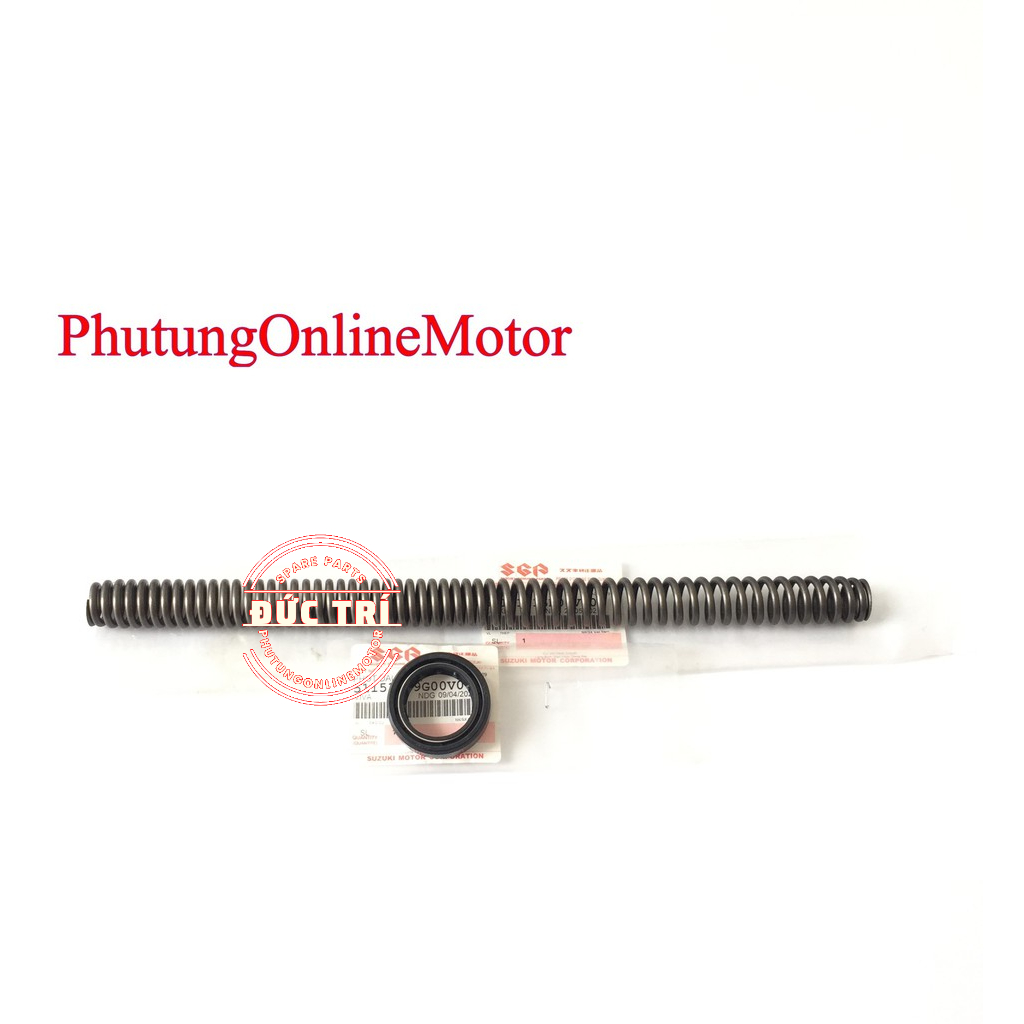 Lò Xo Phuộc Trước + Phốt Phuộc  Axelo - Xbike- Phụ tùng zin chính hãng suzuki