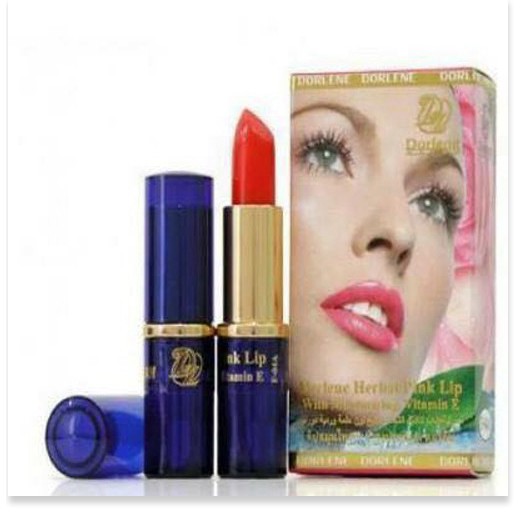Combo giảm thâm môi gồm Son sâm DORLENE HERBAL PINK LIP Thái Lan và Son gió dưỡng môi JACKELIN Thái Lan MÀU XANH | BigBuy360 - bigbuy360.vn