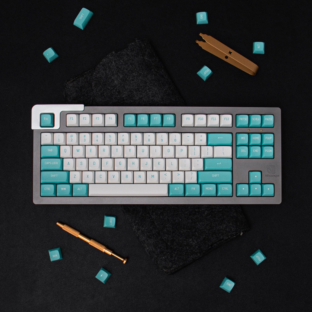 Bàn Phím Cơ 150 Phím msa profile abs Dành Cho gateron cherry mx switches with iso Vào 6.25u 7u