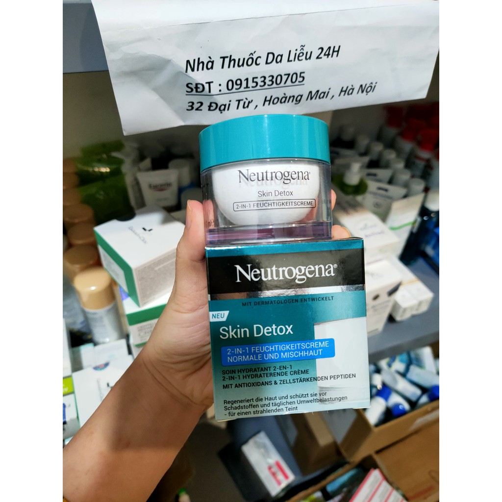 Kem dưỡng ẩm và thải độc da Neutrogena Skin Detox 2in1