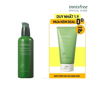 Sữa dưỡng kết hợp tinh chất 2 trong 1 innisfree Green Tea Seed Essence In Lotion 100ml