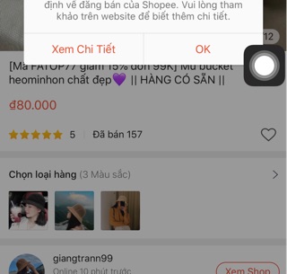 Mũ bucket heominhon vành thẳng 💜