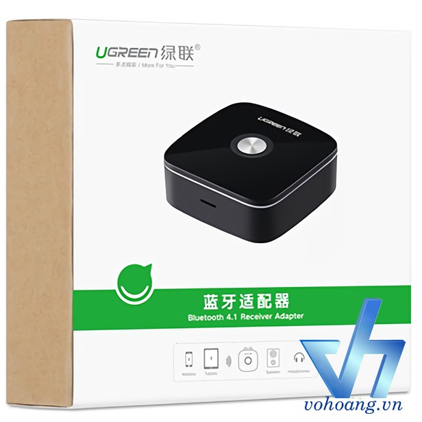 Ugreen 30445 | Thiết Bị Kết Nối Bluetooth Cho Loa Dùng Zack 3.5 - RCA