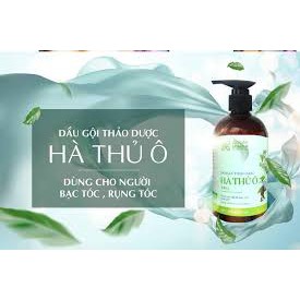 Dầu gội hà thủ ô trị tóc bạc, rụng tóc