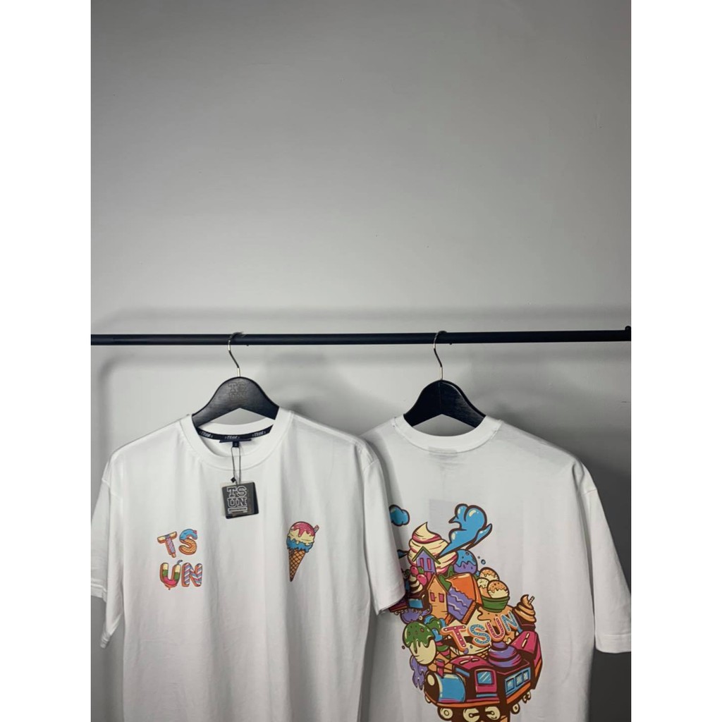 Áo thun TSUN Ice Cream Tee - White - Unisex | BigBuy360 - bigbuy360.vn