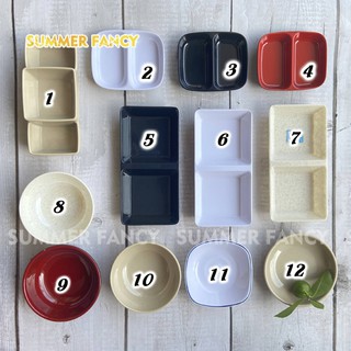 Chén chấm nhiều kiểu, chén gia vị melamine